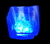 Licht-LED-Eiswürfel blinkendes Wasser farbwechsel-LED-Leuchte-Eiswürfel blaue Party-Dekoration Led-Leuchte-Eiswürfel