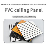 Paneles de Techo de PVC Modernos de 30 cm x 10 mm de Ancho, con Sistema de Enclavamiento, en Forma de Rejilla, Tablillas en Costa Rica para Baño, Cocina, Centro Comercial, Impermeables