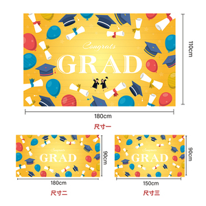 Decorazioni da Parete per Festa di Laurea 2025, Striscione 'Ci Fingiamo Grandi Orgogliosi di <span class=keywords><strong>Te</strong></span>' per Interni ed Esterni - Product Image 4