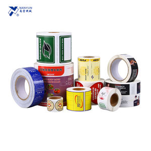 Etiqueta adhesiva de vinilo con logotipo para impresora de etiquetas de código de barras y máquina de etiquetado rollo autoadhesivo impermeable <span class=keywords><strong>microondas</strong></span> personalizado - Product Image 5