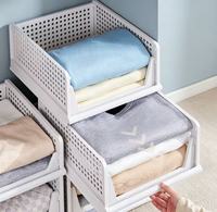 Organisateur de placard, Étagère de rangement superposée, Boîte de rangement à tiroirs, Étagère de tri pour dortoir, Rangement de vêtements, Rangement superposé