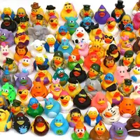 Assortment 2inch Rubber Duck Toy Duckies for Kids, Bath Birthday Gifts Baby Showers