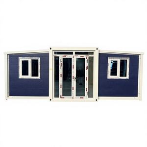 บ้านคอนเทนเนอร์สำเร็จรูปแบบพับได้ ขยายได้ ดีไซน์โมเดิร์นจากจีน พร้อมแผงแซนวิช สำหรับใช้เป็นวิลล่า - Product Image 1