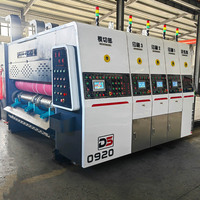 Machine de découpe et d'impression entièrement automatique pour carton ondulé avec empileur automatique pour ligne de cartons de pizza, fruits et légumes