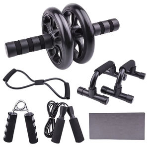 Equipo de entrenamiento de Interior para el hogar de 7 piezas, soporte de <span class=keywords><strong>flexiones</strong></span> abdominales silencioso <span class=keywords><strong>con</strong></span> rodillera de PVC, equipo de Fitness ABS para uso doméstico - Product Image 3