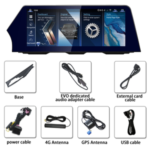 Écran anti-reflet STWEI Android 15 bleu clair, adapté aux systèmes multimédias de voiture BMW X5 F15 X6 F16 NBT EVO - Product Image 6