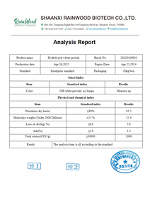 Saf Buğday Proteini %80 Hidrolize Buğday Proteini Tozu - Product Image 6