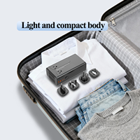 Convertisseur de voyage Foxcan haute puissance à onde sinusoïdale pure 2000W avec adaptateur USB et transformateur de tension multi-prises 220V vers 110V