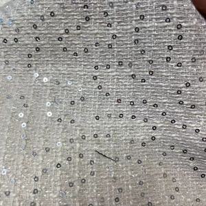 Chinesische Stoffhersteller Tweed Bouclé Karierter Stil Tweed 100% Polyester Nitril Tweed Stoff - Product Image 2