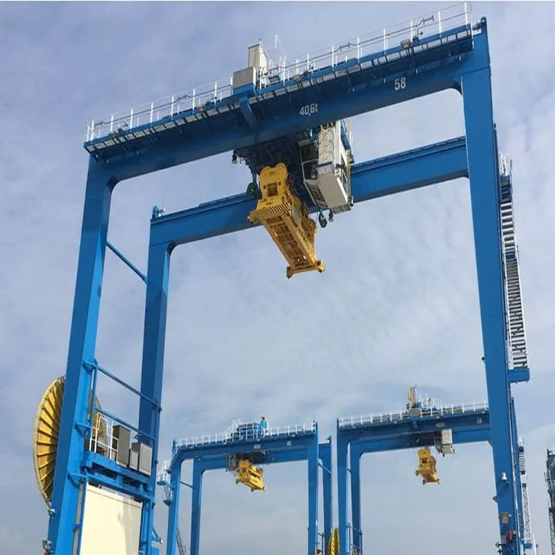 1.5トン天井クレーンボートリフティング港貨物ビル建設現場コンテナターミナル用5トンガントリークレーン