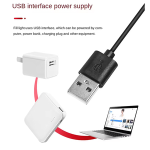 Aro de Luz LED de 6 Pulgadas con 2 Abrazaderas de Clip, Soporte Dual para Teléfono Móvil, Soporte de Escritorio para Transmisión en Vivo, LED para Transmisión en Directo - Product Image 5