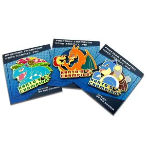 Wholesale Cheap Metal Gold Plated Anime Badge Cute Cartoon Turtle Dragon Lapel Custom Hard Soft Enamel Pin In Stock