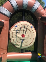 2025 nouveau Design carnaval Sport jeux Double hache gonflable lancer jeu interactif à vendre