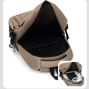 Men's Large Capacity Business Travel <b>Backpack</b> With Detachable Handle For Leisure Travel Khaki 36-<b>55L</b> - Product Image 2