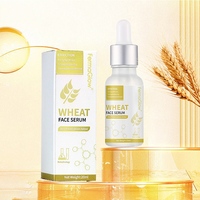 Sérum Visage Éclatant à l'Acide Hyaluronique Fermenté et à l'Extrait de Blé, Hydratant, Réparateur pour Peaux Ternes, Unifiant le Teint, à la Niacinamide