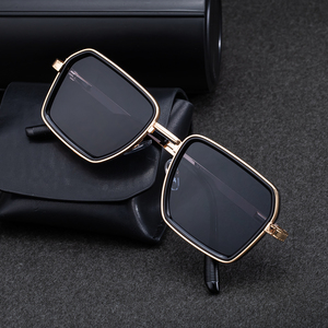 Occhiali da <span class=keywords><strong>Sole</strong></span> Partagas all'Ingrosso, Alla Moda, di Design, con Logo Personalizzato, Montatura Quadrata in Metallo, Cerniera a Molla, Protezione UV400 per Uomo - Product Image 3