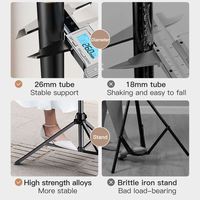 Trépied professionnel pour smartphone B18 avec support multi-angles pour téléphone, idéal pour la photographie de selfie en gros plan