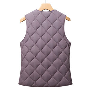Veste coupe-vent légère et décontractée pour <span class=keywords><strong>femme</strong></span>, en tricot respirant, écologique, coupe-vent, à bouton unique, rembourrée <span class=keywords><strong>de</strong></span> duvet, vente en gros RCX - Product Image 4