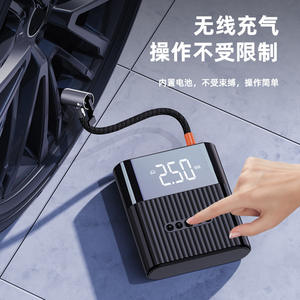 Bomba de Aire Portátil Along The Way 24V 120W con Pantalla Digital LED y Fuente de Alimentación Tipo C para Emergencias en el Automóvil - Product Image 4