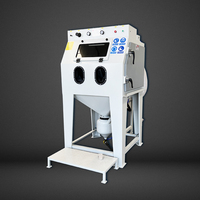 Assemblage modulaire durcissant la machine de soufflage Processus de nettoyage manuel utilisé pour l'élimination de la rouille Type de machine de sableuse à grenaille d'acier