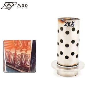 Đồ trang sức chân không đầu tư thạch cao khuôn mẫu ghi ra công cụ 304 thép không gỉ đồ trang sức đúc Flask với cao su sprue cơ sở - Product Image 5