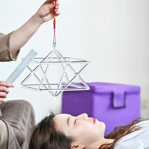 Jinfang Aangepaste Heldere Kristallen Zingende Merkaba Piramide Geluidstherapie Geneesinstrument Meditatie - Product Image 2