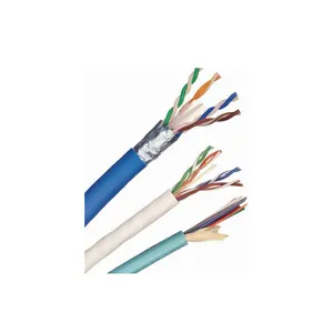 Nuevo Cable de conexión FTP CAT6 de 4 pares y 8 núcleos de 1000 pies (305m) 23AWG, clasificación CM/LSZH, carrete en una caja