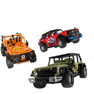Voiture de course tout-terrain électrique télécommandée 4x4 à assembler, jouet de construction pour intérieur, cadeau - Product Image 6