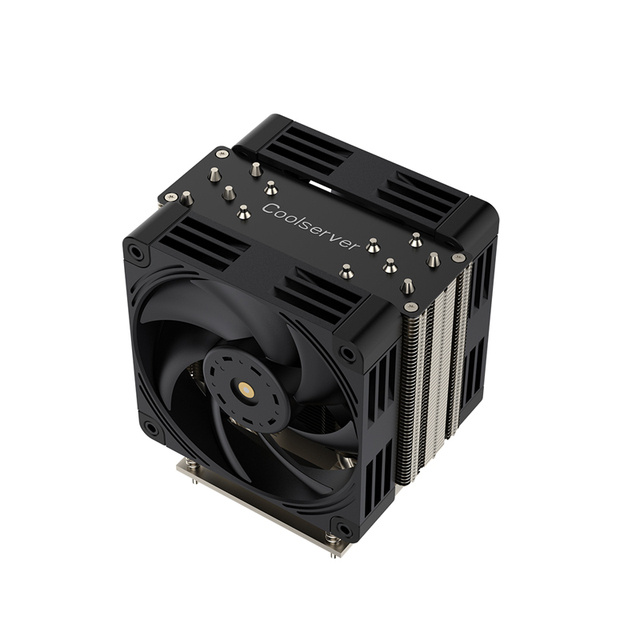Xinhao Lga1700 R25  for Cpu Processors Cooling Black Tower Copper Base Aluminum Fin With Fan Air Cooler for Server Host Radiator