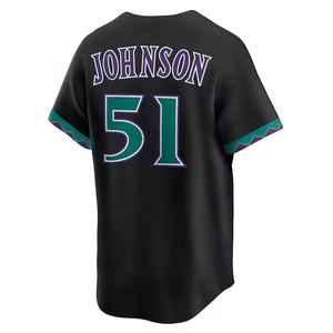 Maillot de baseball City Connect violet vierge personnalisable pour homme, uniforme de supporter sportif brodé, vente en gros - Product Image 5