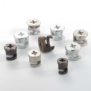 Conector de Esquina para Muebles de Armario, Hierro+Plástico, para Gabinetes de Madera, 16MM/18MM, Fácil Instalación GQK - Product Image 3