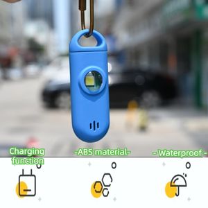 Alarme personnelle sonore sûre/Double alarme 130DB haut décibel buzzer/haute intensité LED lumière alarmes personnelles porte-clés pour les femmes - Product Image 5