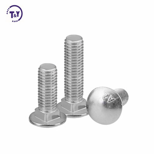 3/8 rivestita di zinco "mobili imperiali in acciaio inox Galvinize Hdg forgiato testa traliccio grande testa bulloni del carrello - Product Image 5