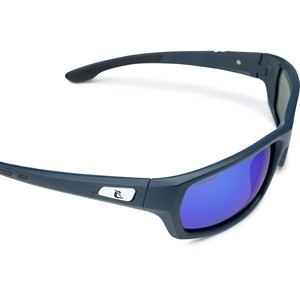 CRESSI Bill occhiali da sole sportivi a specchio nero e blu con lacci modello XDB1012 - Product Image 2