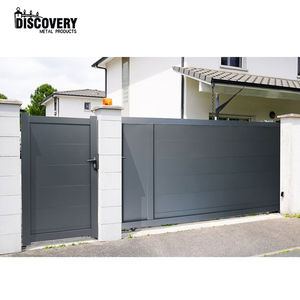 Puerta de Aluminio para Exteriores con Recubrimiento en Polvo y Panel Horizontal para Pasarela Peatonal, Fácil de Montar, Puerta de Seguridad y Privacidad para Exteriores - Product Image 5