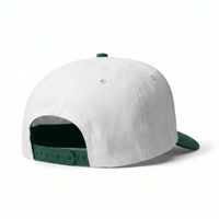 Casquettes personnalisées OEM à logo brodé en forme de A, 5 panneaux, style surf, en coton structuré, avec fermeture snapback, pour le sport