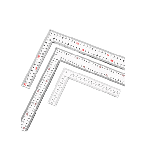 <span class=keywords><strong>Righello</strong></span> ad Angolo Retto in Acciaio Inox di Alta Precisione, Graduato su Entrambi i Lati, per Edilizia - Product Image 2