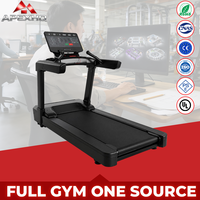 Caminadora Comercial de Alta Gama APEXHQ, Máquina Eléctrica para Correr con Prueba de Frecuencia Cardíaca Inalámbrica, Equipo de Fitness para Entrenamiento Cardiovascular
