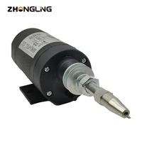 Vente en gros Solénoïdes coupe-circuit 12V CC pour moteur, électroaimant de coupure de flamme XHQ-PTG, pièces et accessoires de générateur en plastique