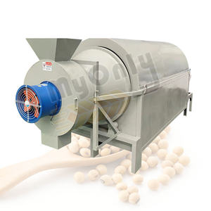 MY 30 Ton Grano Calor Aire Doble Tambor Moringa Hoja Alimentos Secos Residuos Lodos Máquina secadora de rodillos profesional - Product Image 5
