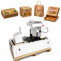 Imprimante UV Hanjie à passage unique pour l'impression de boîtes à pizza en carton, de boîtes en carton et de sacs en papier