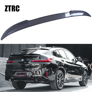 For X4 G02/X4M F98 CS Style Real Carbon Fiber Material <b>Rear</b> <b>Spoiler</b> Trunk Wing 2019-2025 - Product Image 1