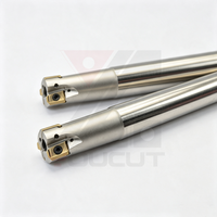 Porte-outil de fraisage à alimentation élevée série R390 C29/32-2T, porte-outil CNC à 2 cannelures pour plaquettes R390 11T3 pour centre d'usinage