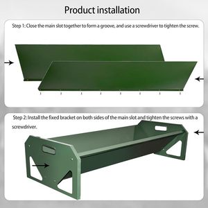 Thép Không Gỉ Dê Trung Chuyển Nhiệm Vụ Nặng Nề Công Suất Lớn Thức Ăn Máng Chăn Nuôi Trung Chuyển Dễ Dàng Để Làm Sạch Cho Dê Cừu Ngựa Gia Súc - Product Image 6