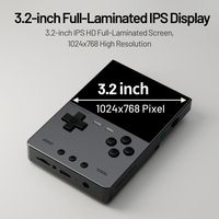 Console de jeu portable Trimui Brick Hammer avec écran de 3,2 pouces, système Linux, machines de précision CNC, corps entièrement métallique