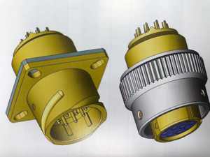YMG Series Marine Corrosion-Resistant Low Resistance Rain Protected Bayonet Type Electrical Connectors - Product Image 4