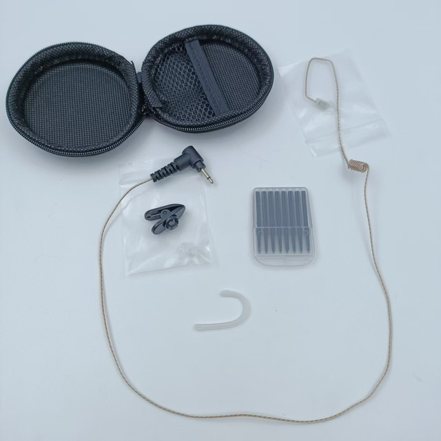 HXKK HX-RLN10 3.5mm Connector Tubeless Listen Only Earpiece IPX-5 Waterproof 12-Month Warranty Comfortable Wearing for Two Way