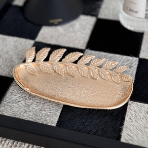 Nhỏ hiện đại sang trọng Kim Loại trang sức khay với lưu trữ chính giá ánh sáng sang trọng lưu trữ hiển thị giá khay trang trí - Product Image 1