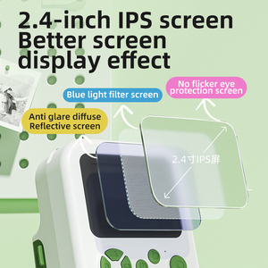 カメラプリンターP02ミニデジタルカメラ子供用おもちゃサーマルプリンターMicroSDプラスチック1080pビデオMP3 2.4インチスクリーンインスタントフォト - Product Image 5