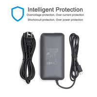 Cargador de Escritorio Tipo C de 100W PD Nivel VI, Enchufe Estadounidense de 2 Pines, Adaptador de Corriente para Portátil de Doble Puerto con Certificación ETL FCC